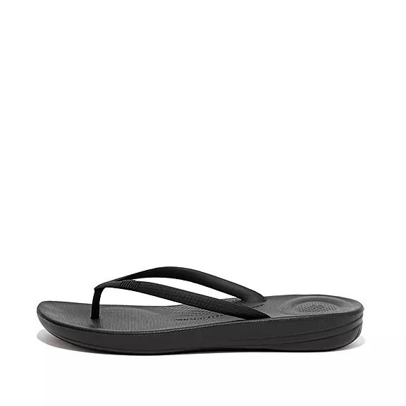 Tongs Femme Fitflop Iqushion Ergonomic Noir (RFB748036)